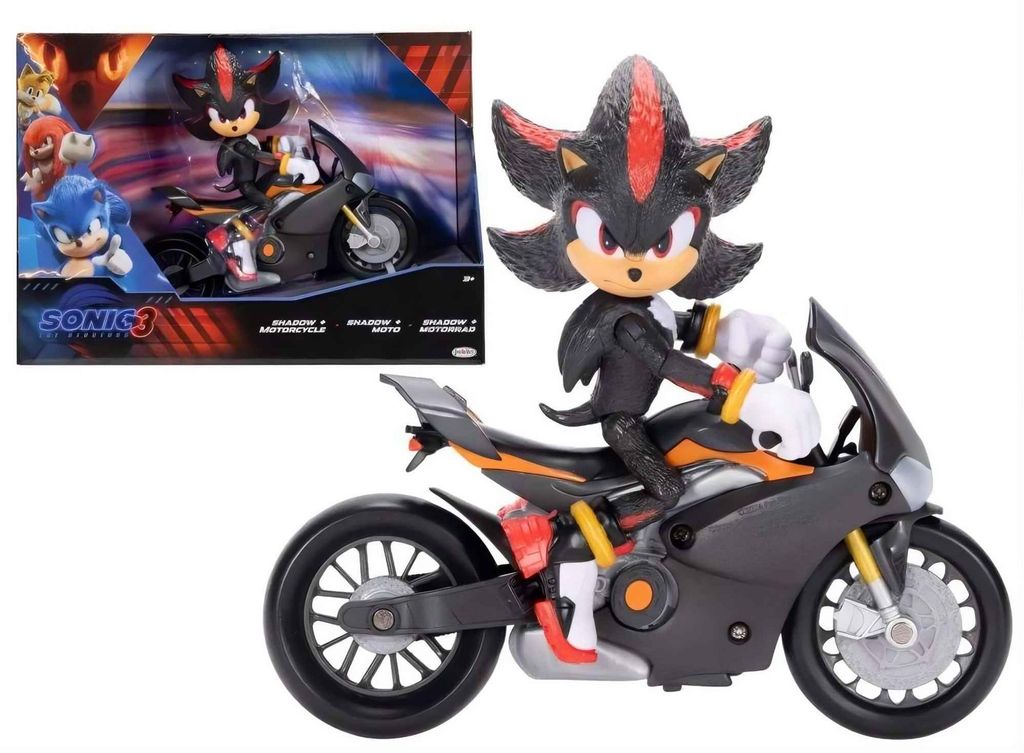 Sonic the Hedgehog 3 Shadow & Motorcycle, 3 lat(a), Zdjęcie produktu 