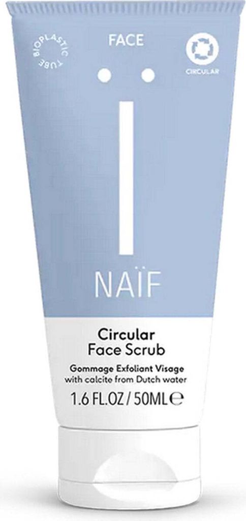 Naïf Circulaire Gezichtsscrub - 50ml - gezichtsverzorging