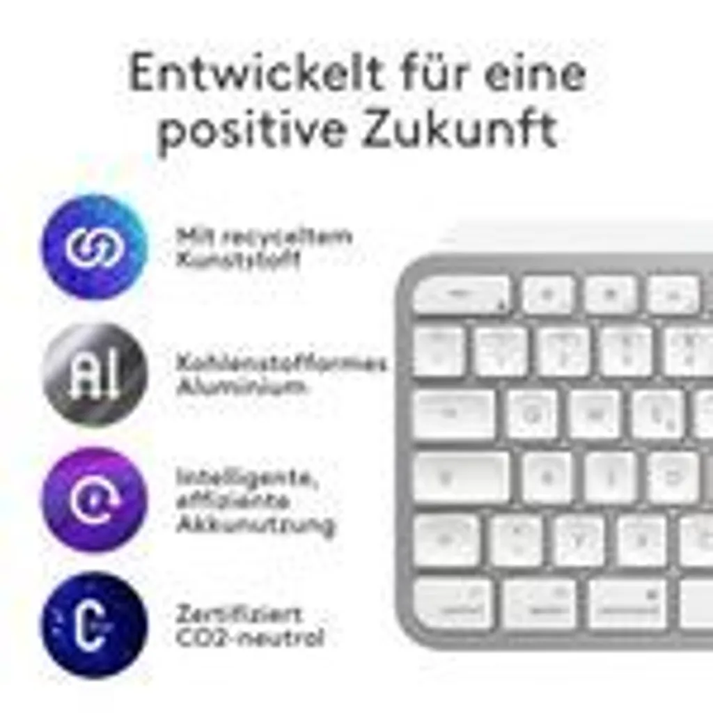 Clavier Logitech MX Keys S for Mac Bluetooth touches silencieuses Gris - 11