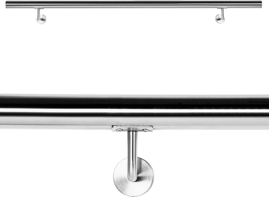Handlaufset Wandhalter Handlauf 160cm Halter Treppe Produktbild 