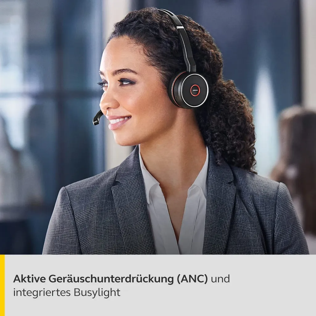 Casque Bluetooth Jabra Evolve 75 MS avec Réduction de Bruit Active - 4