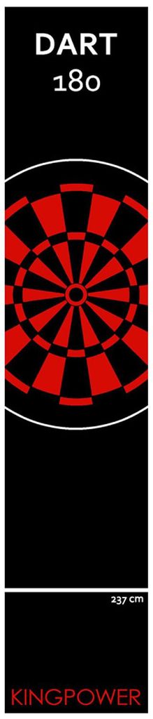 Tapis Paillet  Fléchettes Tournoi Fléchettes Rouge 290x60 Image du produit 