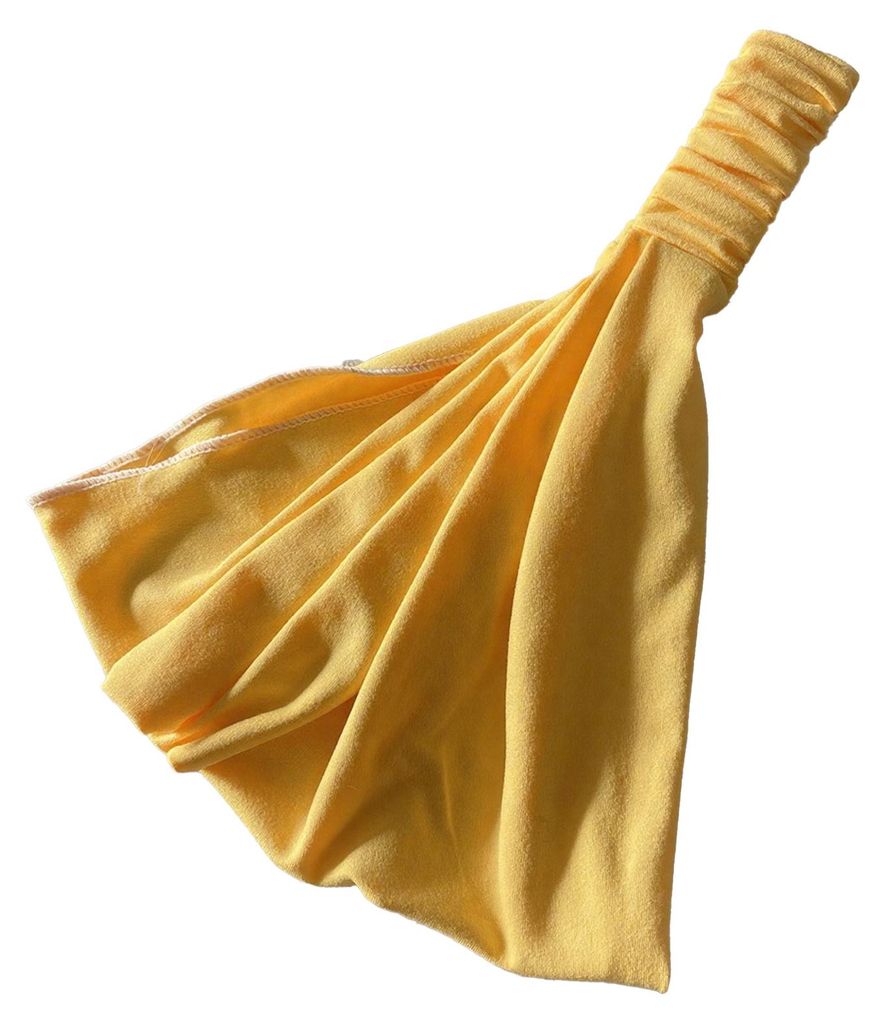 Haarband aus weichem, elastischem Stoff, einfarbig, atmungsaktiv, ideal für Yoga, Laufen, Fitness und den Alltag.