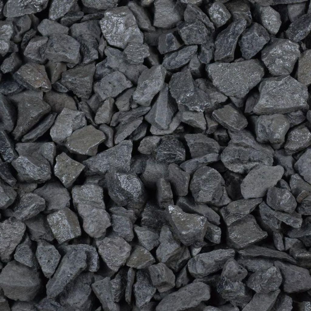 Kieselsteine Garten 11-22 mm 25 kg Zierkies Basalt Anthrazit Aquarium Kies Basaltsplitt Zierstein Splitt Ziersplitt Splitt Garten