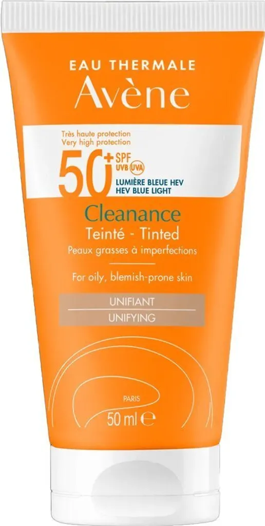 Avène Cleanance Colorato SPF 50+ 50ml: Protezione Solare Viso Pelle Grassa