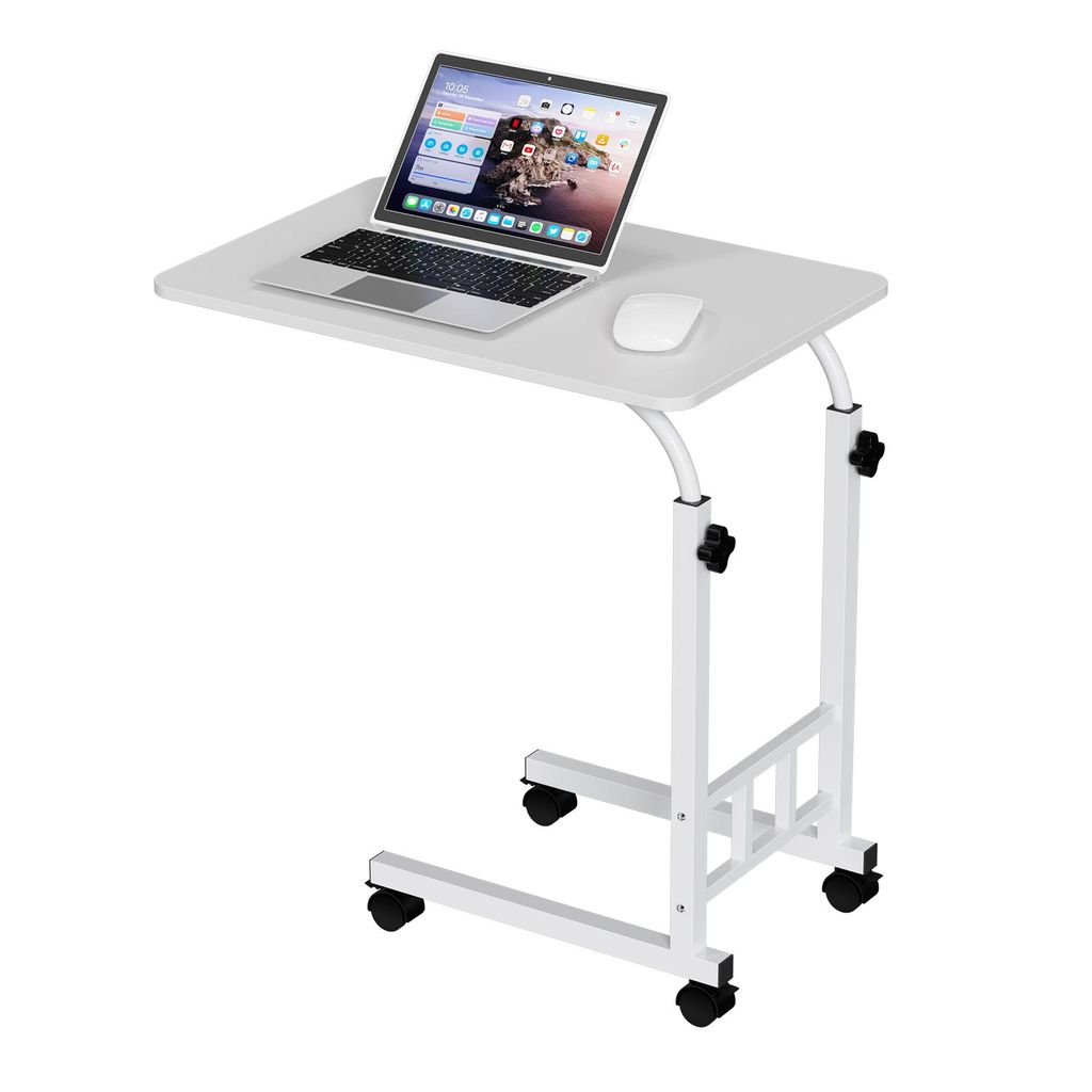 Beistelltisch Höhenverstellbar Laptoptisch mit Rollen 73–80 Produktbild 