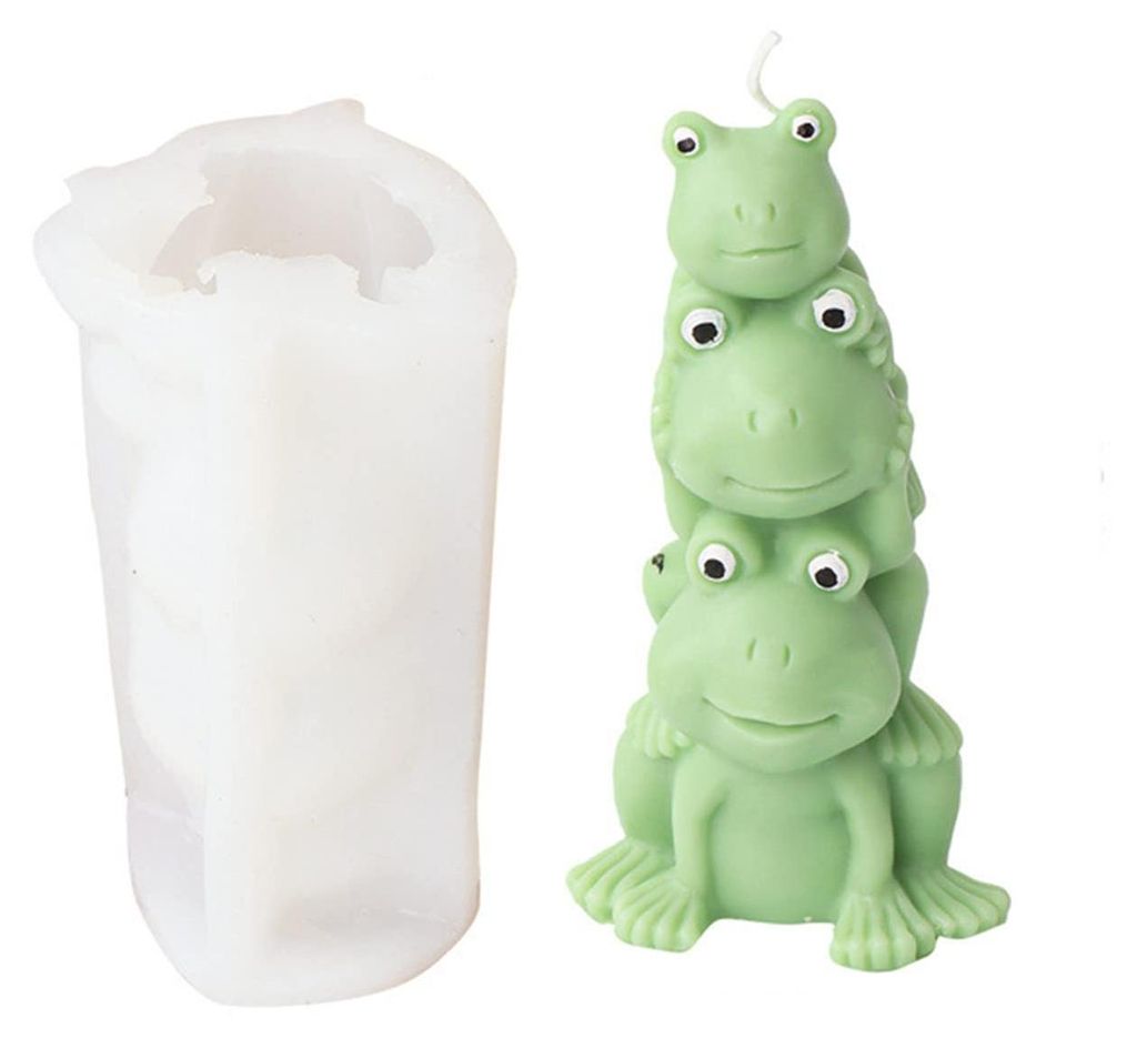Silikonformen für Kerzen, tierförmige Backformen, Silikonformen für Fondant, Tortendekoration, Schokolade, Seife, Gips, Sojawachskerzen, Epoxidh...