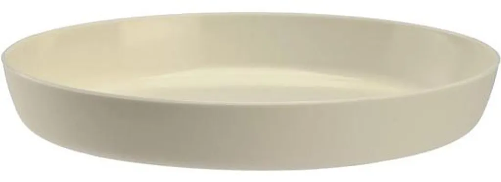 Pot de fleurs en céramique crème 15,5 cm avec système d'arrosage intégré