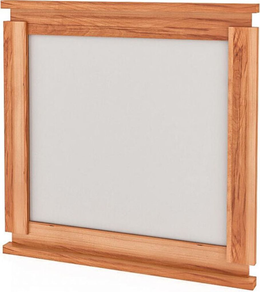 Wandspiegel Tinci 80x80 cm mit Rahmen aus Kernbuche massiv