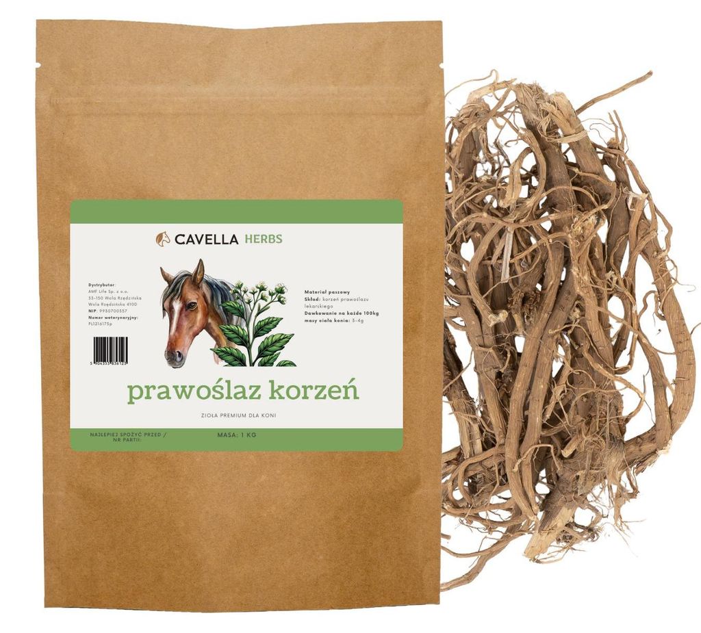 CAVELLA Herbes pour chevaux Racine de guimauve 1 kg Image du produit 
