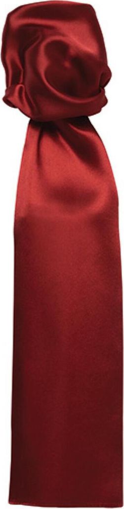 Premier Workwear PR730 | Damenhalstuch uni - 140 x 25 cm - Farbe: Burgundy (ca. Pantone 7427C) - Größe: 140 x 25 cm