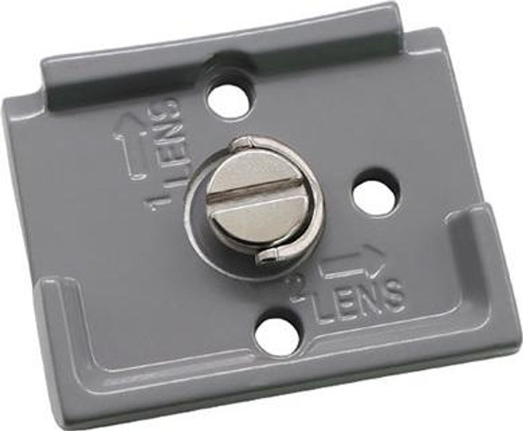 INF Schnellwechselplatten-Klemmenadapter für DSLR-Kameras Grau