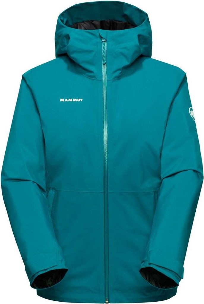 Linard HS Thermo Hooded Jacket Women, Isolierte Hardshell Jacke Damen - Mammut, Farbe:deep teal, Größe:XS