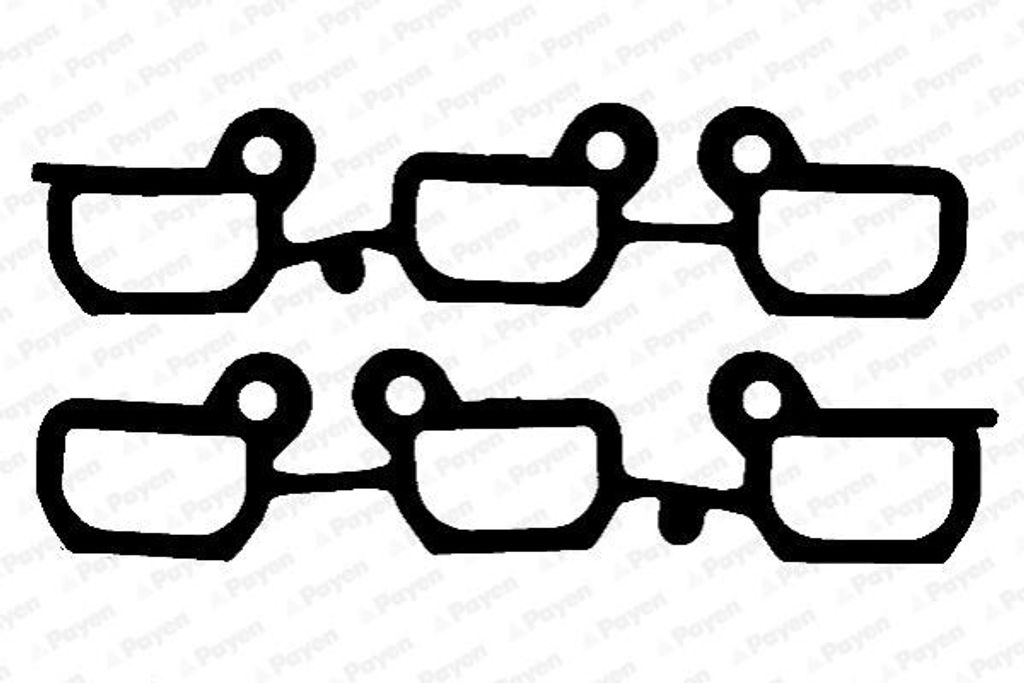 PAYEN HA5023 Dichtungssatz Ansaugkrümmer für BMW 3 Limousine (E46) 5 Limousine (E60) 5 Touring (E61) 5 Limousine (E39) 3 Touring (E46) X3 (E83)