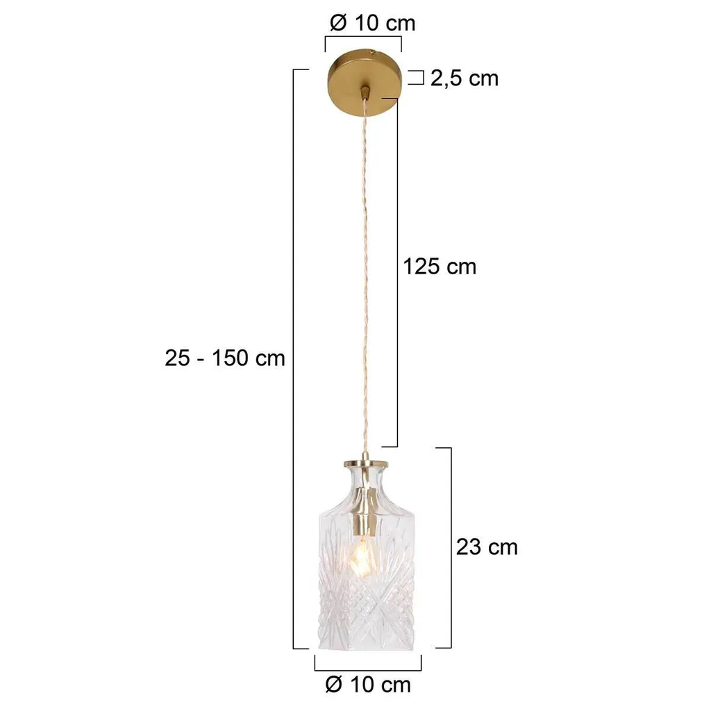 Petite suspension élégante pour espaces restreints Mexlite 3495ME