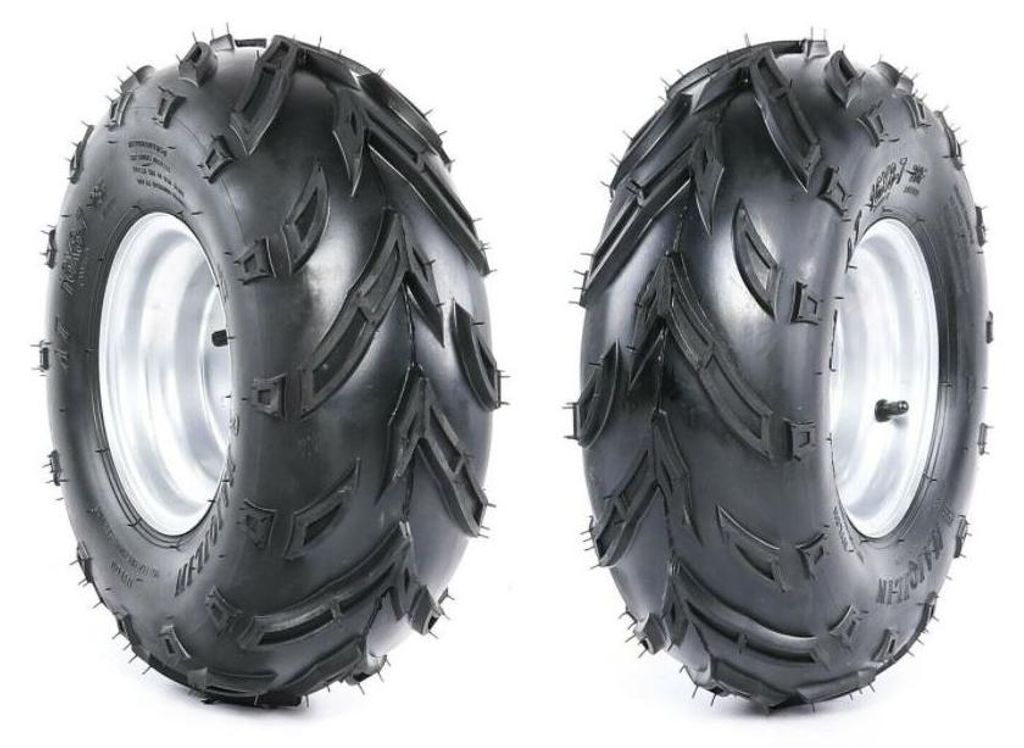 Kinderquadreifen Quadreifen Ersatzreifen Komplettrad 16x8-7 silber rechts/links