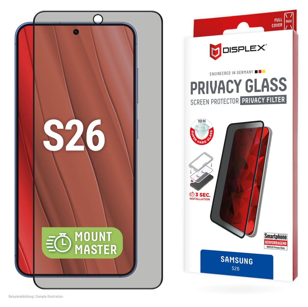 DISPLEX Privacy Glass MM Samsung Galaxy S26 Immagine del prodotto 