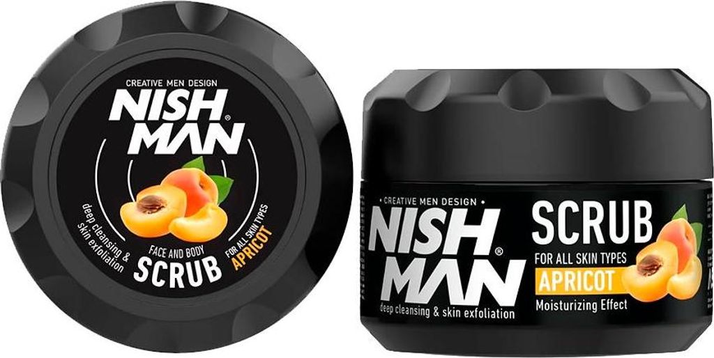 Nishman | peeling na tvár pre mužov - telový peeling Obrázok produktu 