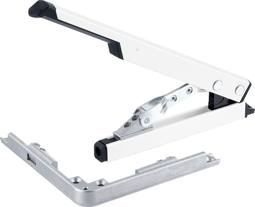 Geze Handhebel / Eckumleitung OL 90 N weiß RAL 9016 max. Flügelgewicht 80kg - 30615