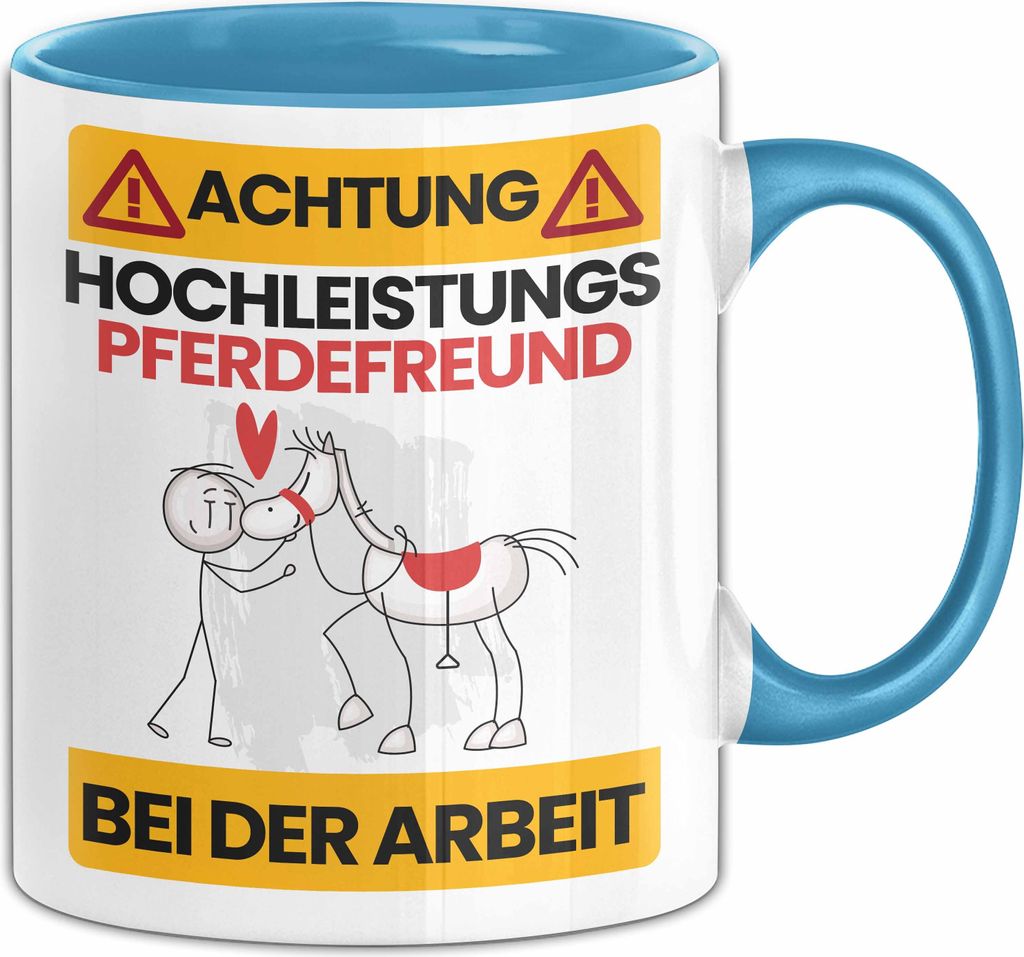 Pferdefreund Tasse Geschenk Lustiger Spruch Geschenkidee Produktbild 