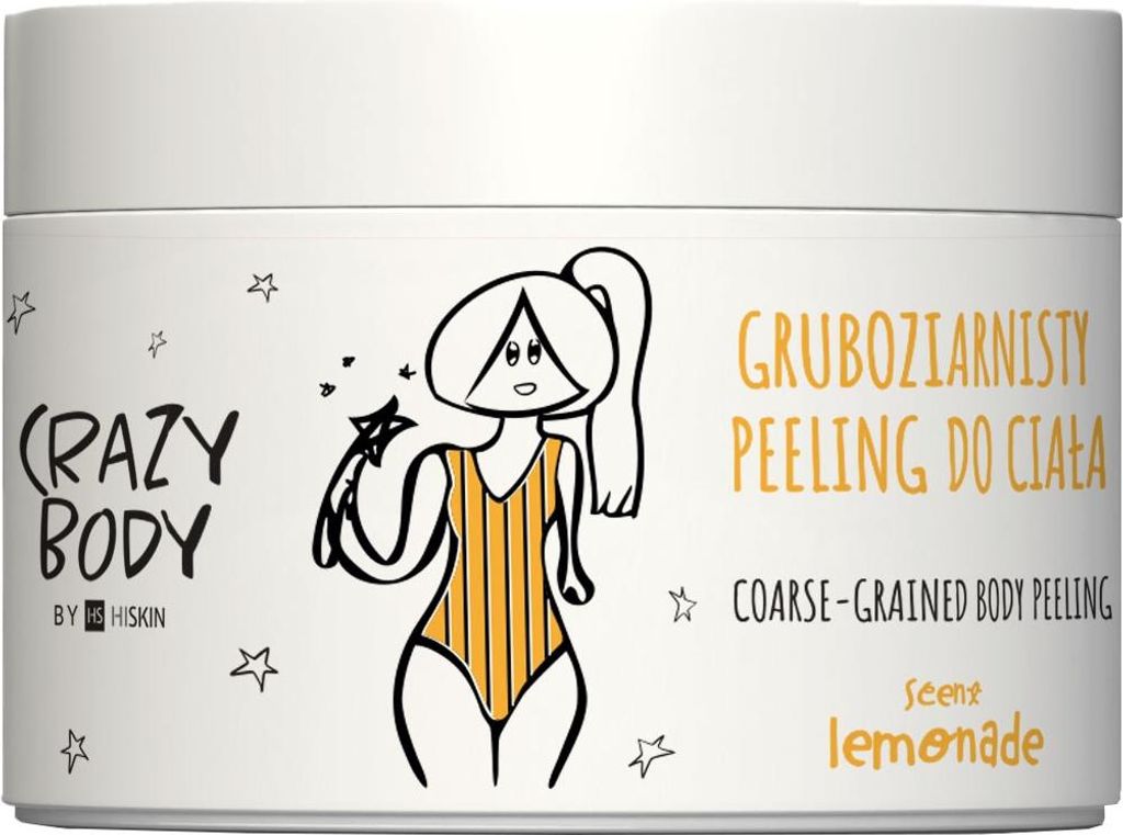 HISKIN Crazy Body Grobkörniges Körperpeeling - LEMONADE 300 ml