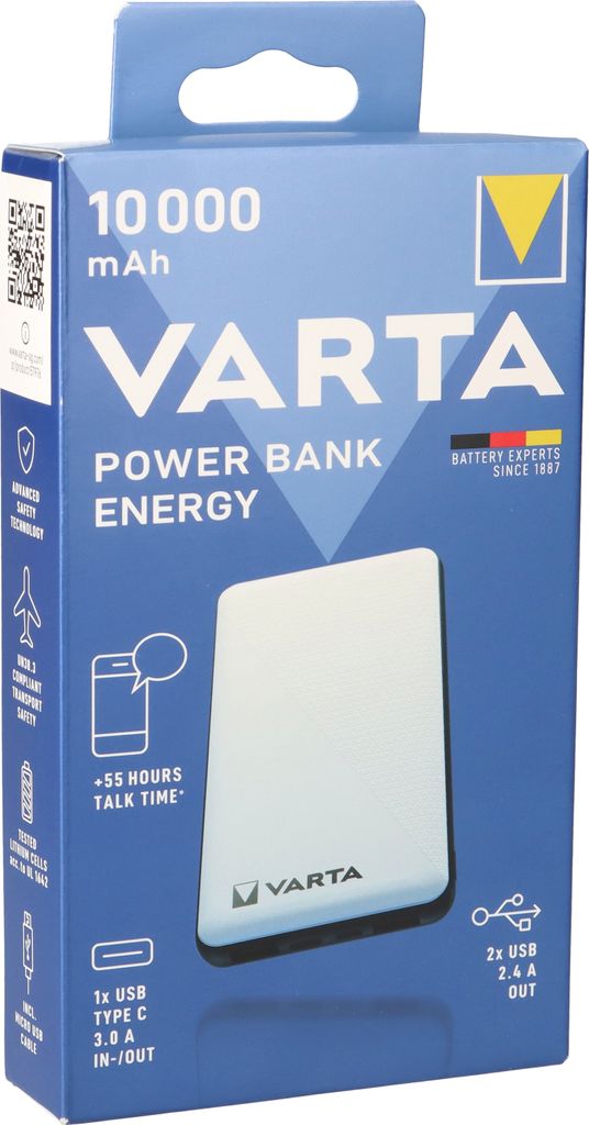 Varta Energy - Powerbank - 10000 mAh - 37 Wh - 15 W - 3 Zdjęcie produktu 