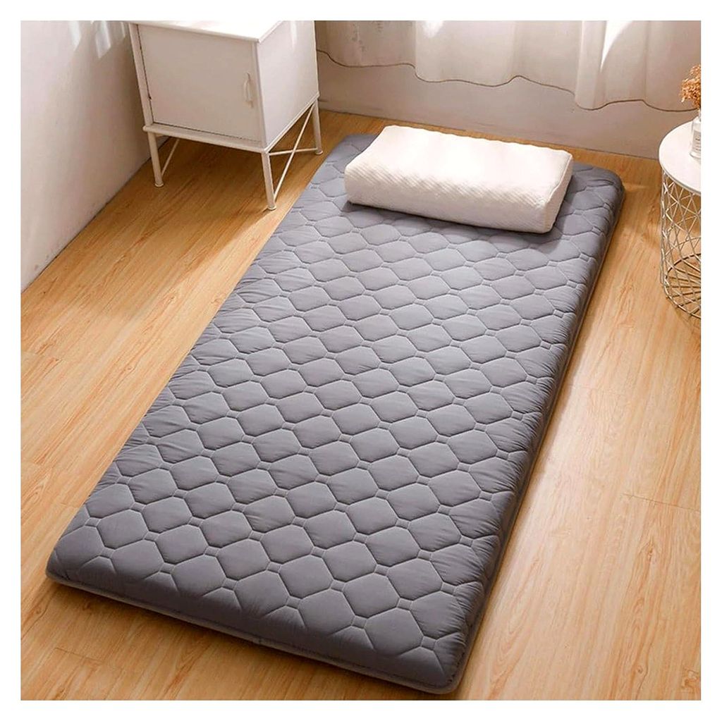 Japanische Bodenmatratze, aufrollbar, tragbar, 150 x 200 cm, Einzel- und Doppelbett, für den Boden, als Gästebett oder Sofa