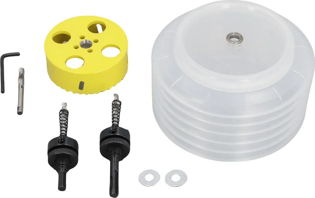 Trépan bimétal 159mm avec récupérateur de débris et mandrin complet