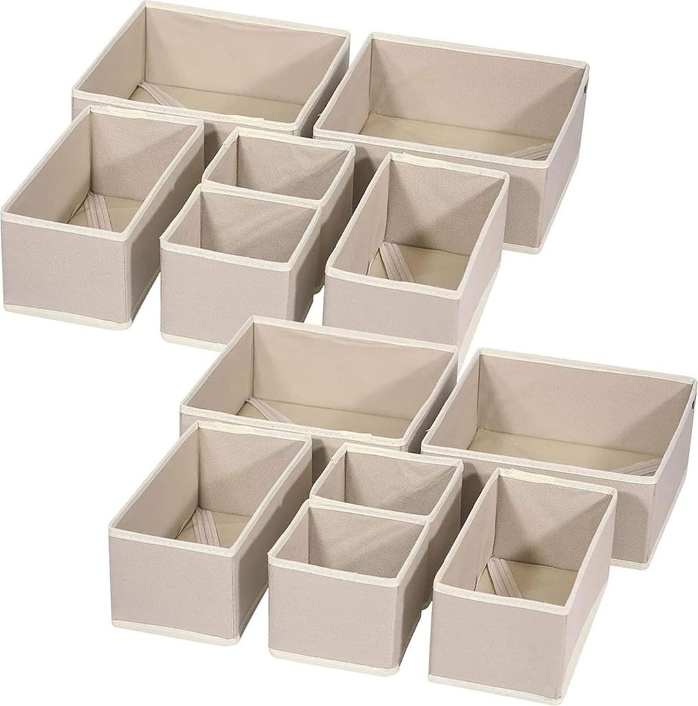 Faltbare Lade- und Schrankorganisator Set mit Großer Kapazität für Effiziente Lagerung