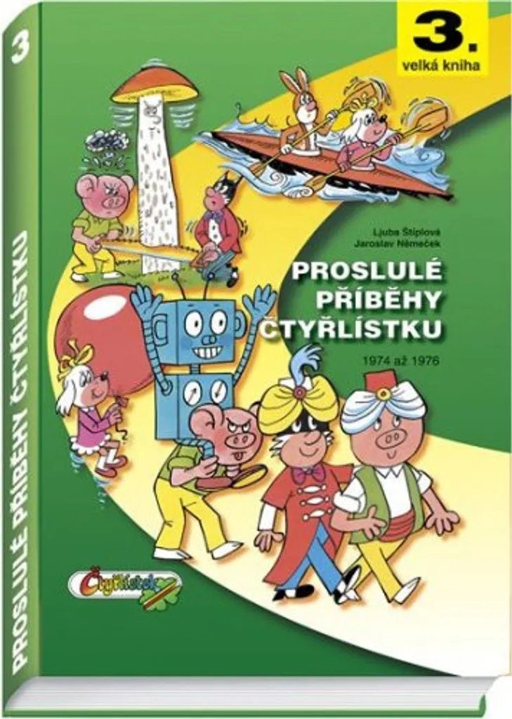 Livre Čtyřlístku 1974-1976 Tome 3 Ljuba Štíplová Bande Dessinée Culte