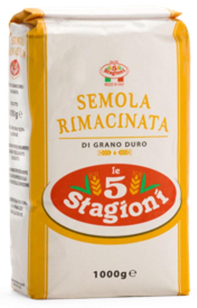 Farine de semoule fine, 1 kg, marque 5 Stagioni Image du produit 