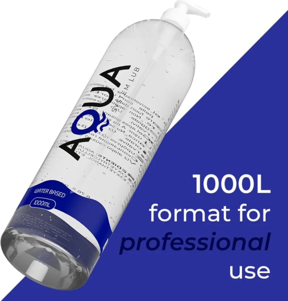 Lubrifiant à base d'eau 1000 ml formule pure sans résidu gras