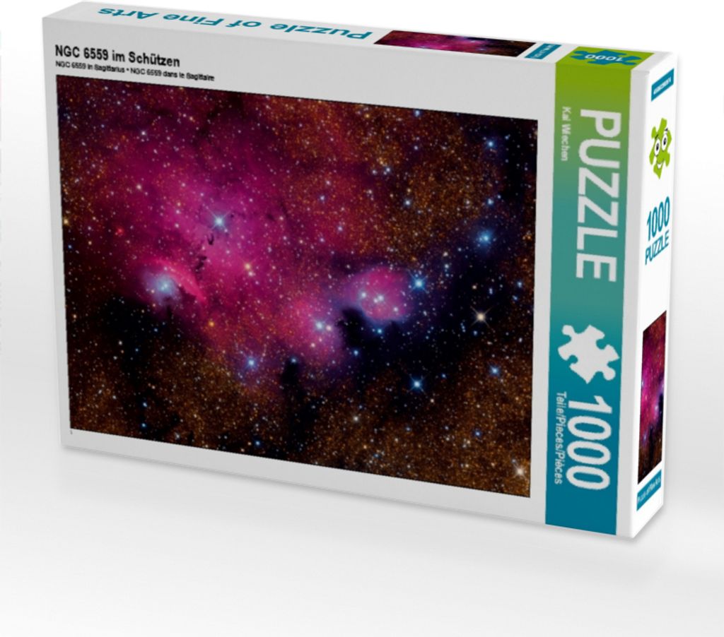 Calvendo NGC 6559 im Schützen 1000 Teile Puzzle quer Produktbild 