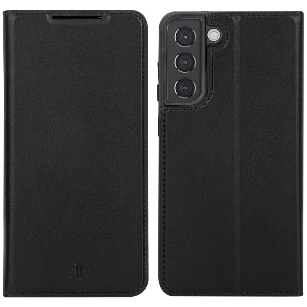 Étui Samsung Galaxy S22 folio noir idéal pour protection et rangement cartes