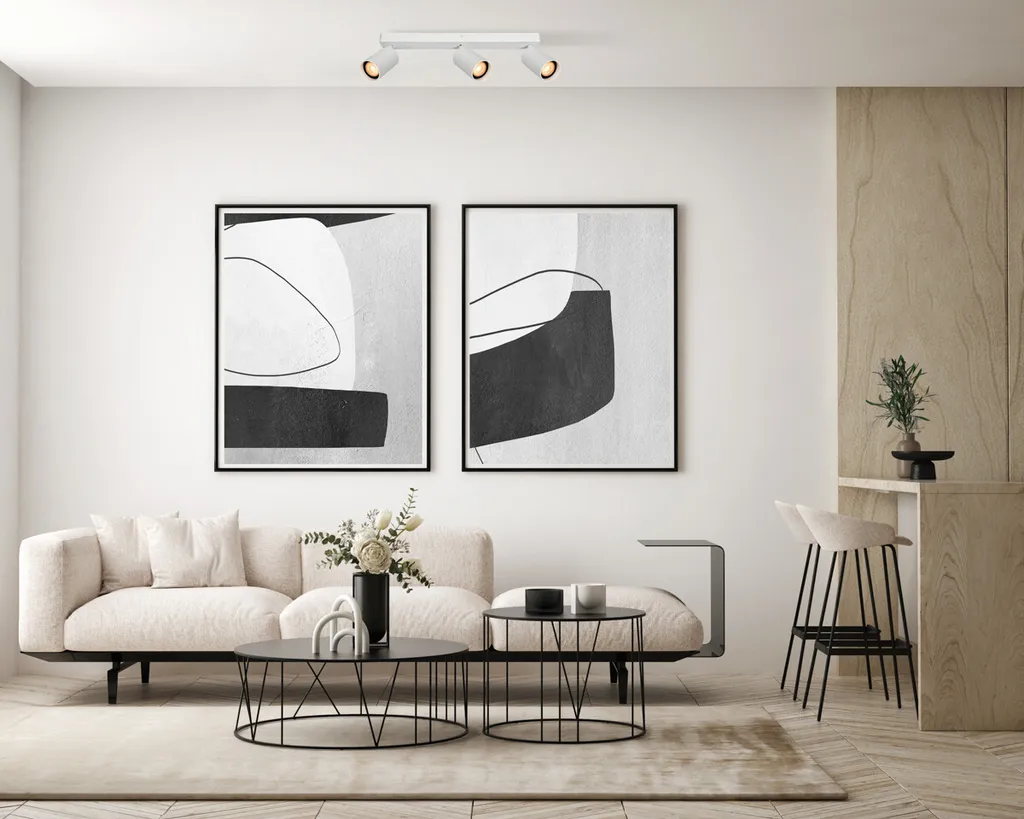 Plafonnier blanc 3 spots NESTO : finissez-en avec les zones d'ombre !