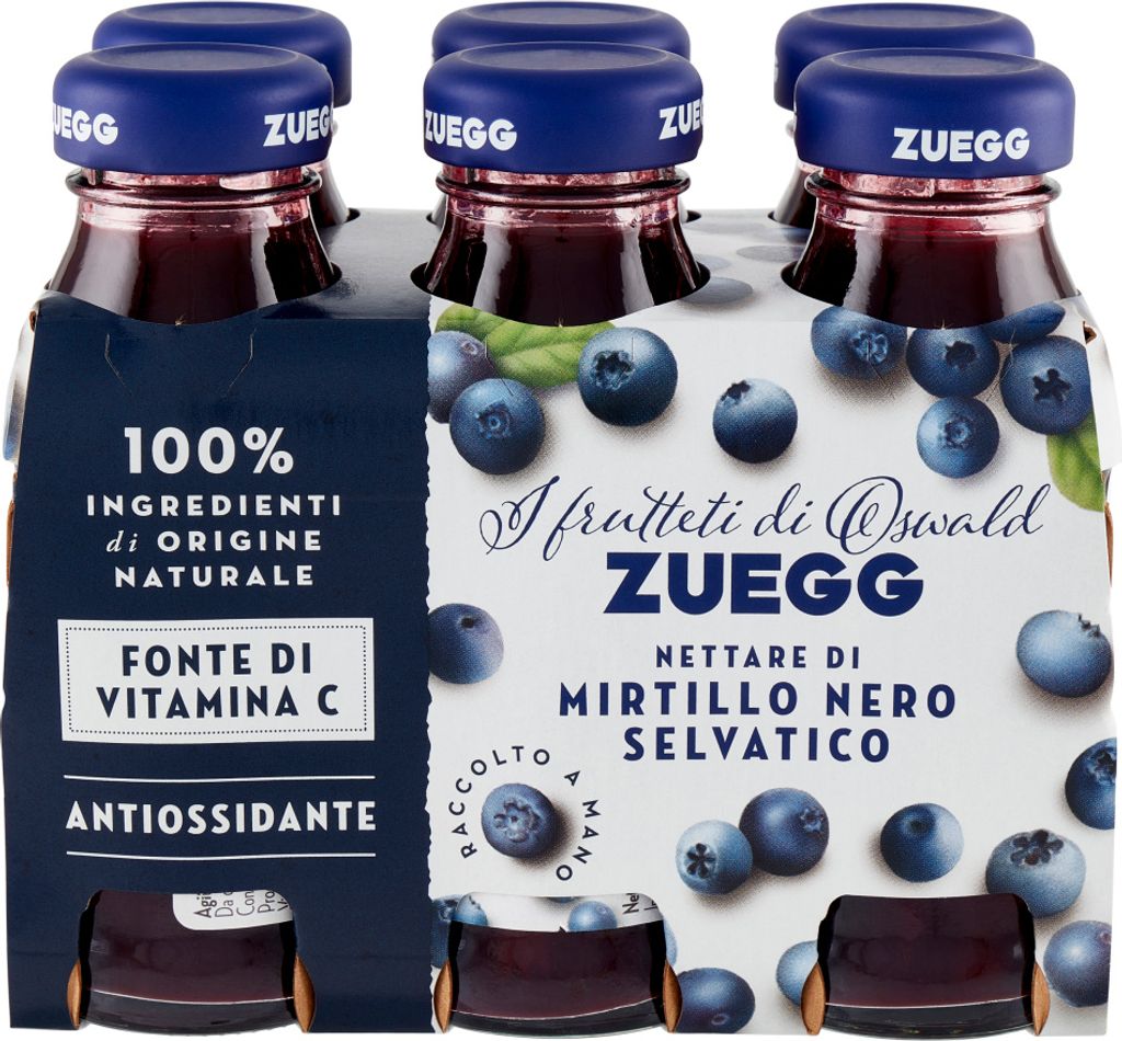 Zuegg Nettari Mirtillo 6x 125 ml italský nektarový džus z Obrázek produktu 