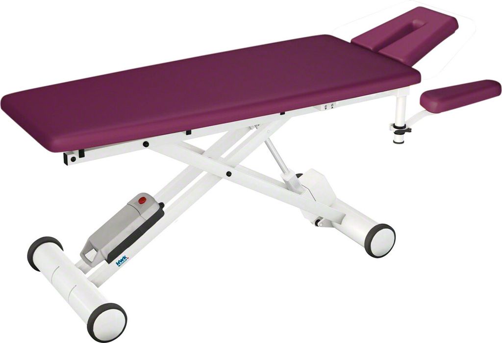 HWK Therapieliege Solid Massageliege Massagebank Akku 4-tlg, 65 cm