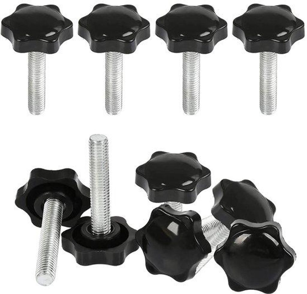 20 Stück M8-Schrauben - Edelstahl - Innendrehmoment - Universal-Set - Torx-Schrauben - Möbel- und Sicherungsschrauben