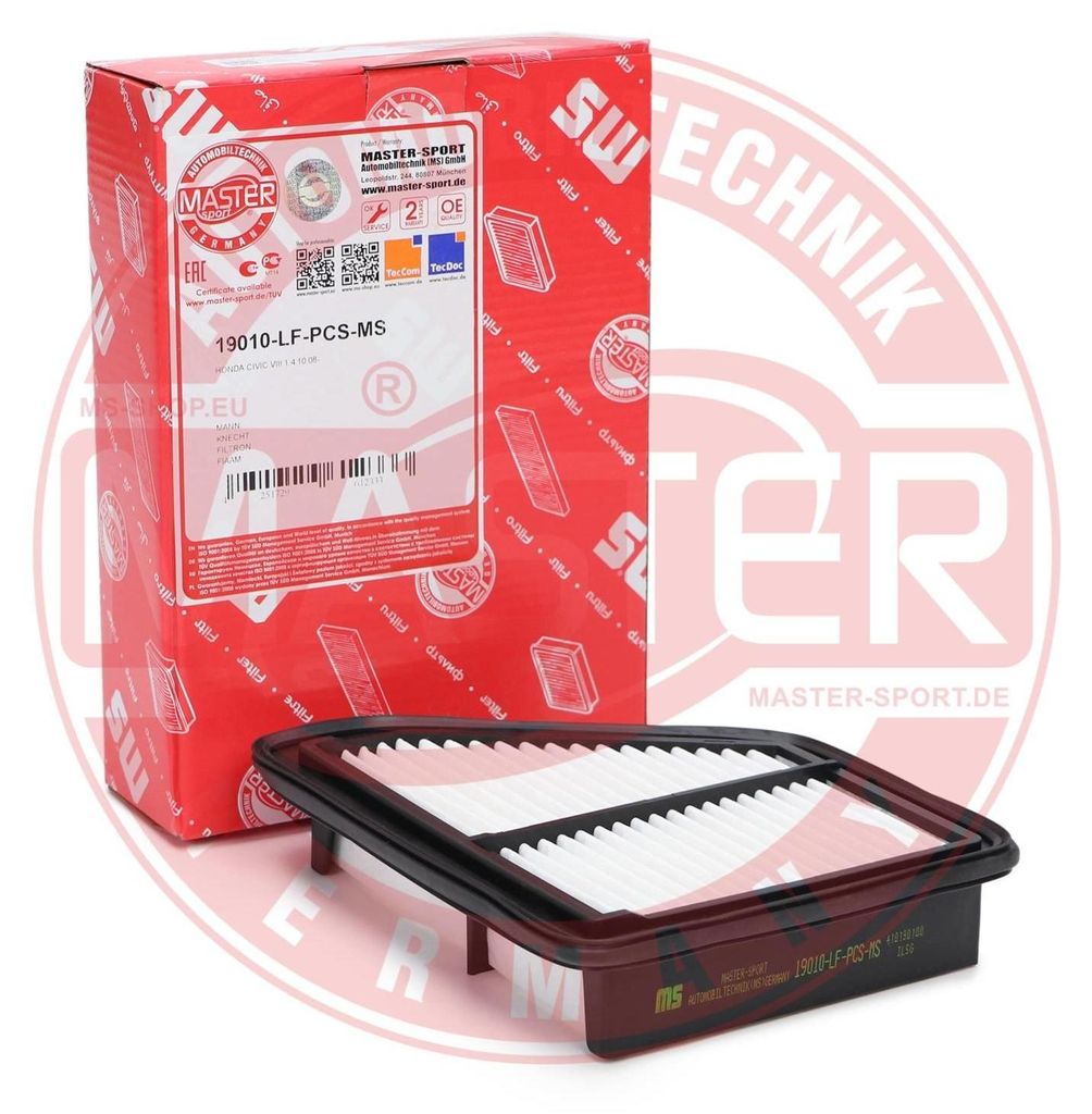 Luftfilter MASTER-SPORT 19010-LF-PCS-MS für HONDA CIVIC VIII Hatchback (FN, FK) Filtereinsatz