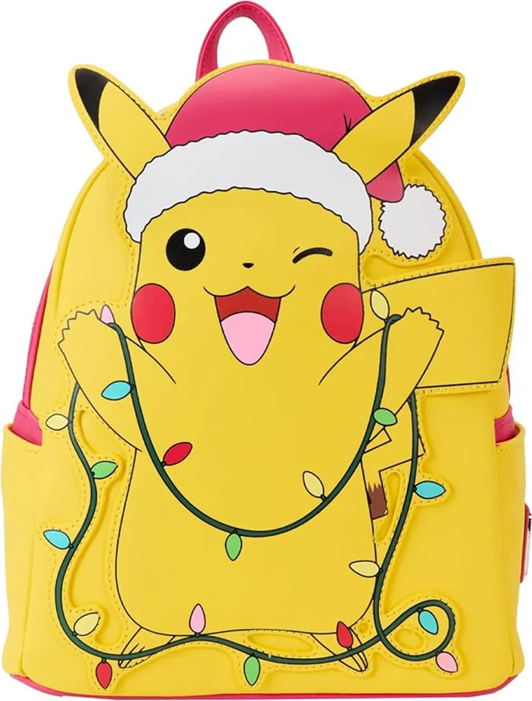 Sac à dos Loungefly Pokémon Pikachu Holiday Premium exclusif Noël