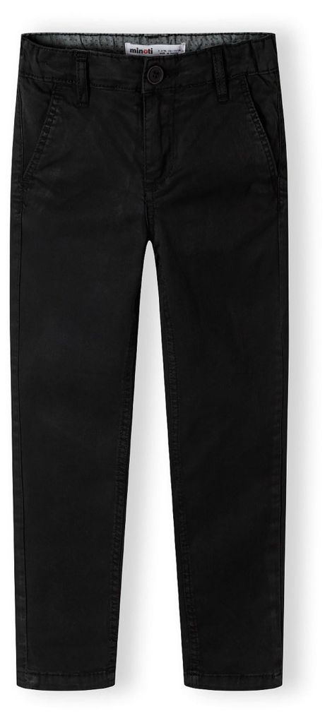 Minoti Chinohosen Baumwolle elastisch Schwarz Gr. 110 für Jungen