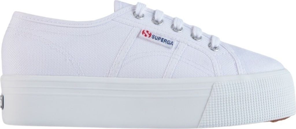 Superga 2790 Cotu Frauen Schnürung Segeltuch Plattform Produktbild 46