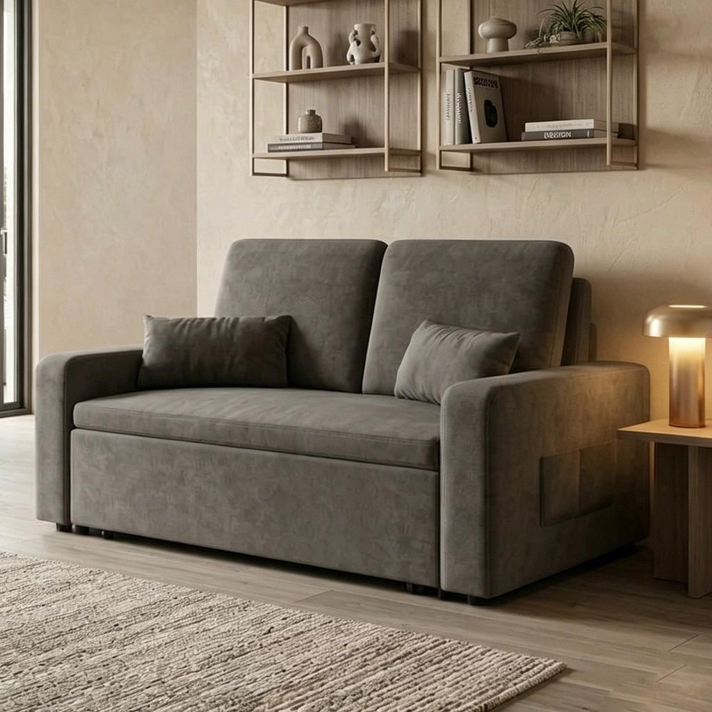 Divano Bealife con funzione letto 147x82 cm - letto Immagine del prodotto 