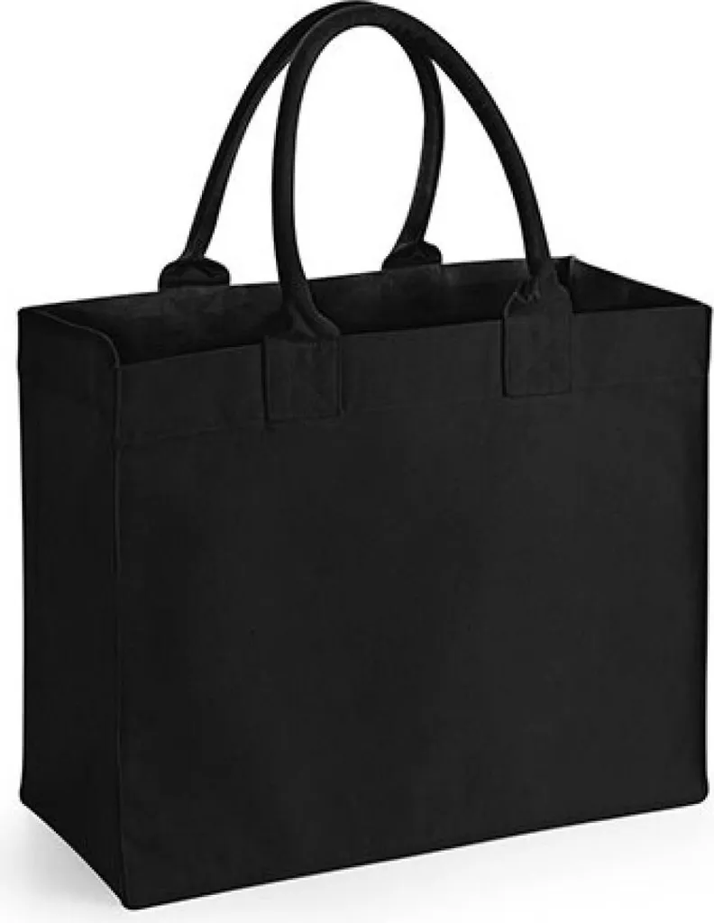 Borsa Eco Westford Mill W608 | Canvas Naturale Nero 41x34x18 cm