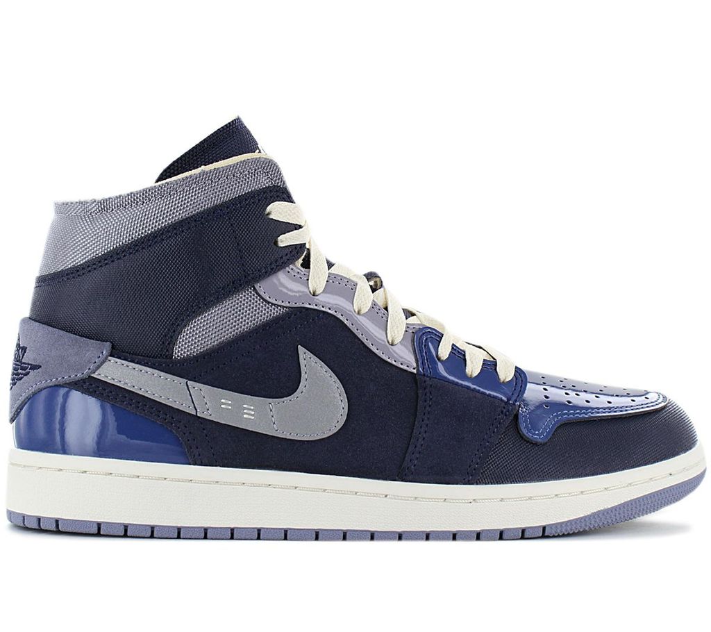 Air Jordan 1 Mid SE Craft Obsidian French Blue Ashen Slate White - EU: 44