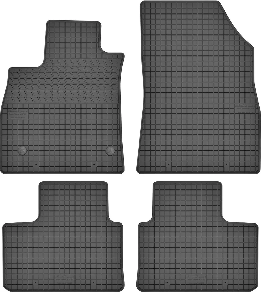 Tappetini Gomma Renault Talisman 3D: Tecnologia Laser per un Fit Perfetto