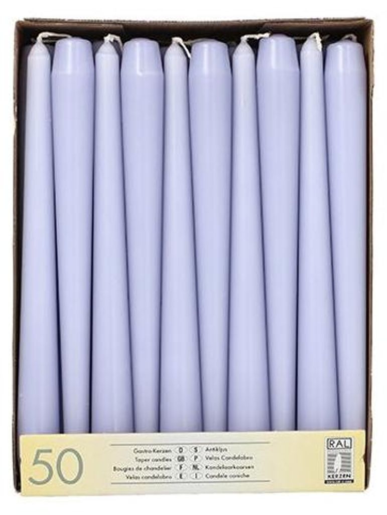 Leuchterkerzen Ø 2,2 cm · 25 cm flieder Produktbild 