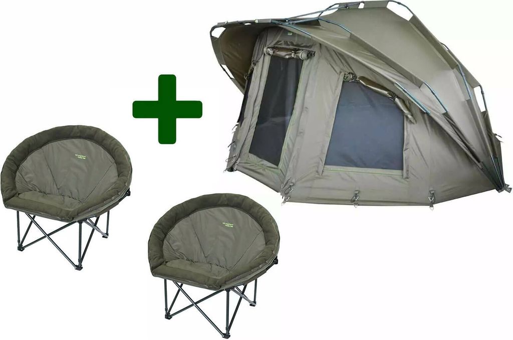Fort Knox 2.0 Zelt 2Man plus 2 MK Pro Carpchairs