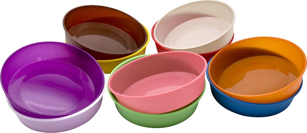 EDUPLAY 370040 Runde Schalen 10er Set