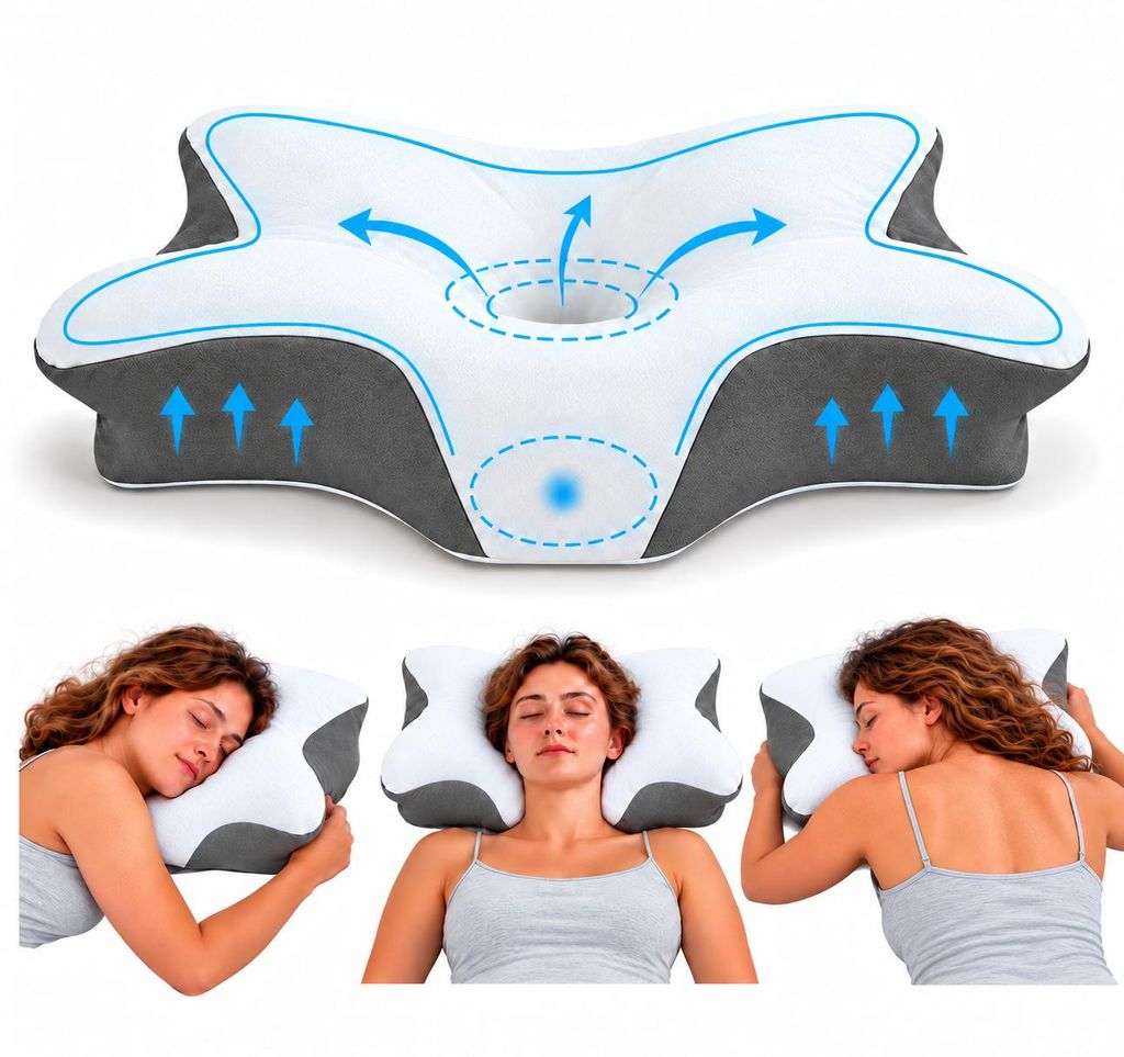 Kopfkissen Nackenkissen Ergonomisches Orthopädisches Kissen Produktbild 